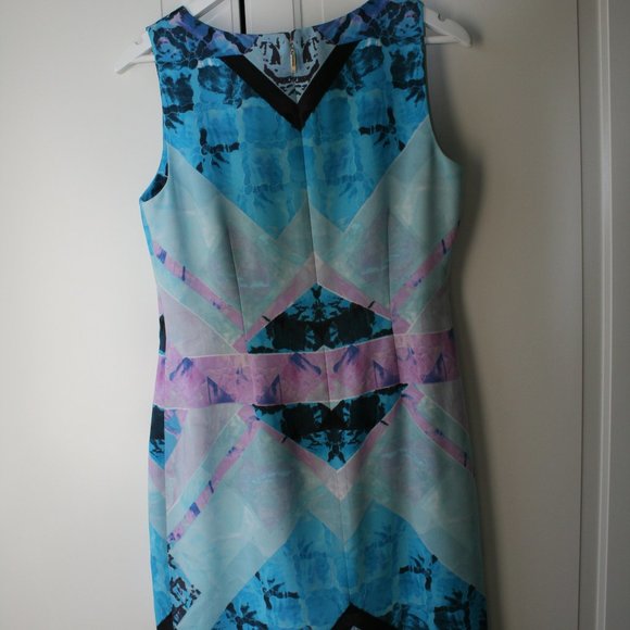 NWOT Ivanka Trump | Geometric Sheath Dress | 8 - Picture 15 of 16